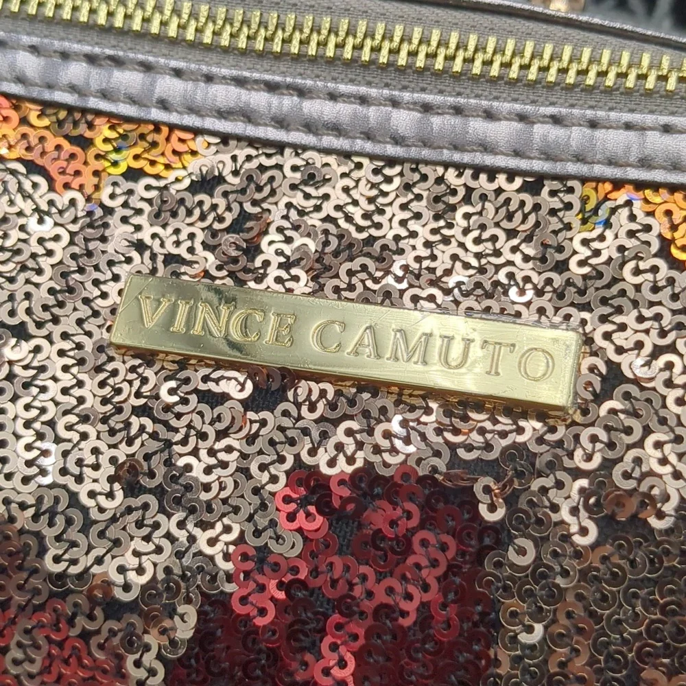Vince Camuto Sequin Cosmetic Bag